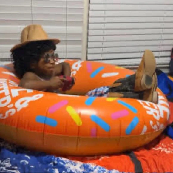 Colorful Inflatable Pool Float - Picture 2 of 2